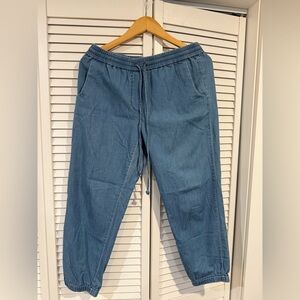 J. Crew Chambray Joggers Size S